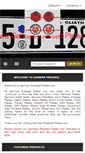 Mobile Screenshot of german-pressed-plates.com